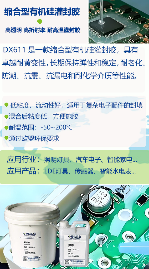 祜(hù)粘實業灌封膠DX611